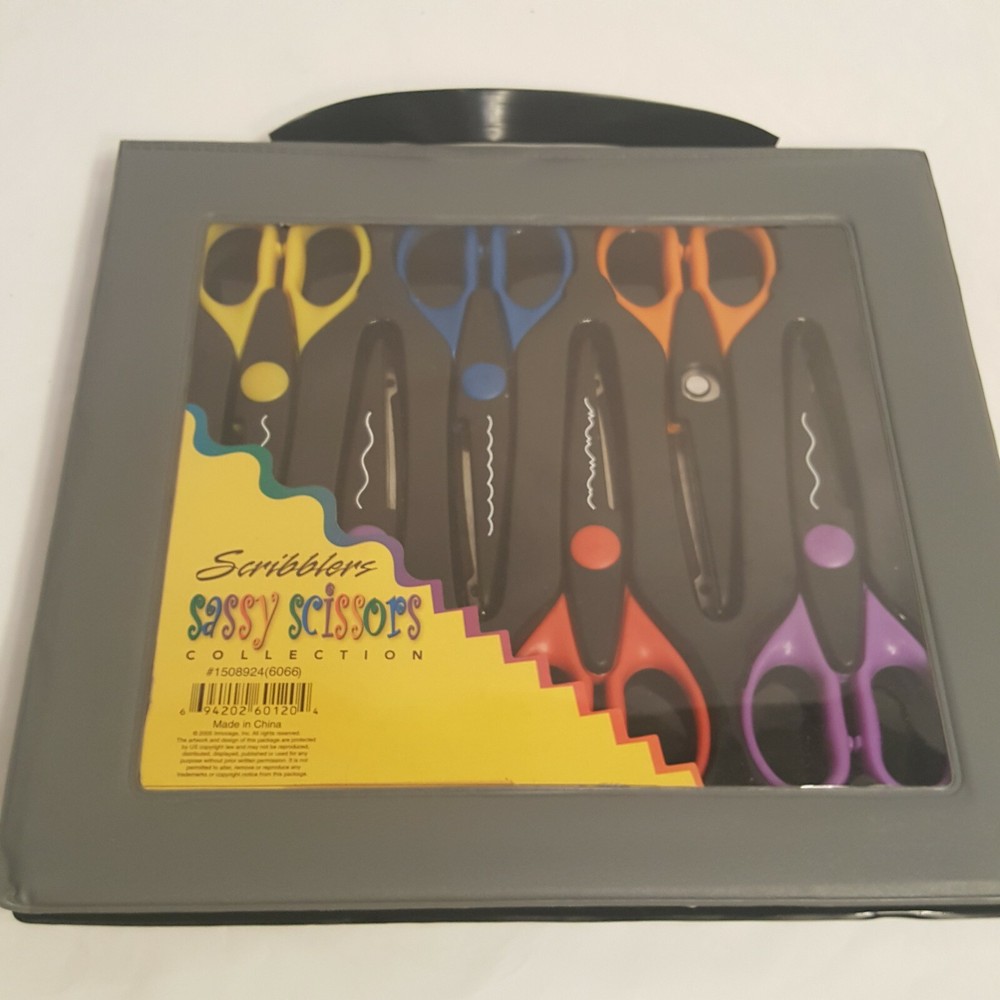 New Scribbles Sassy Scissors Collections Scrapbooking Shears