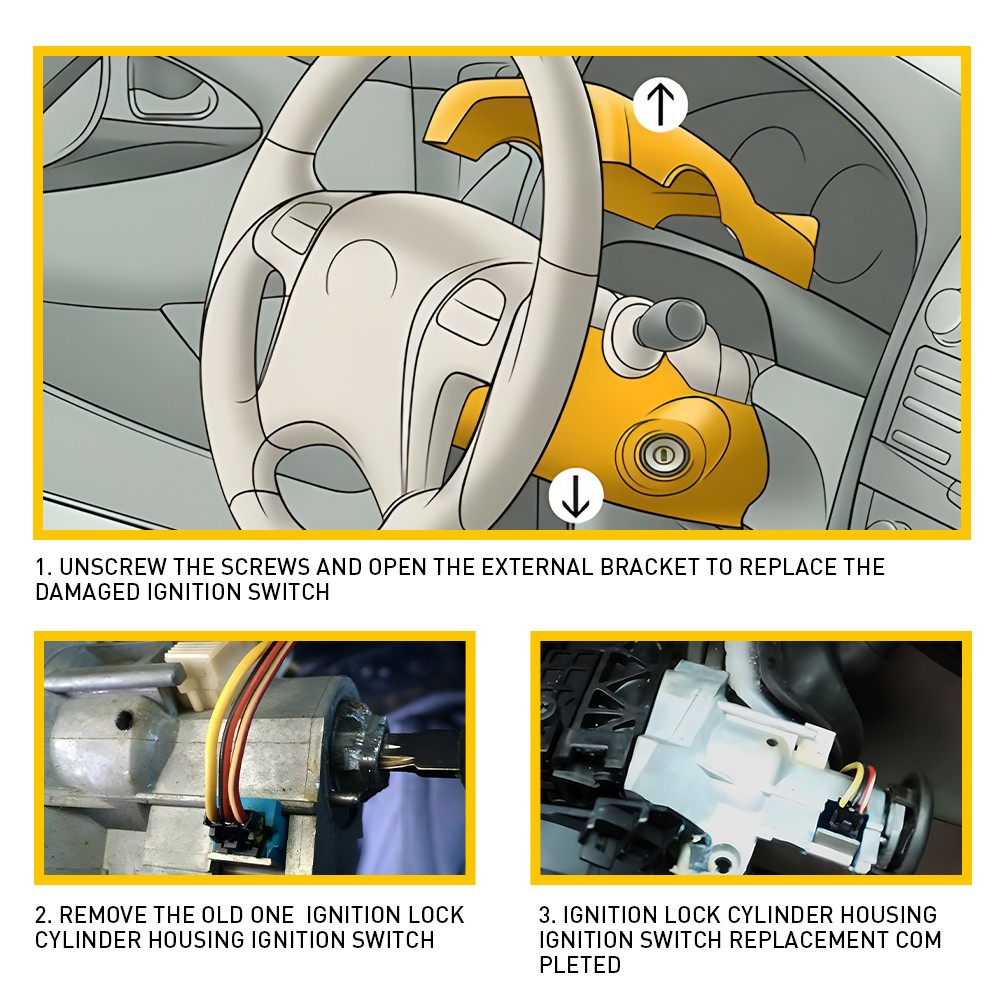 Ignition Lock Cylinder Housing With Passlock Sensor Replace GMC # 88965342 EOA