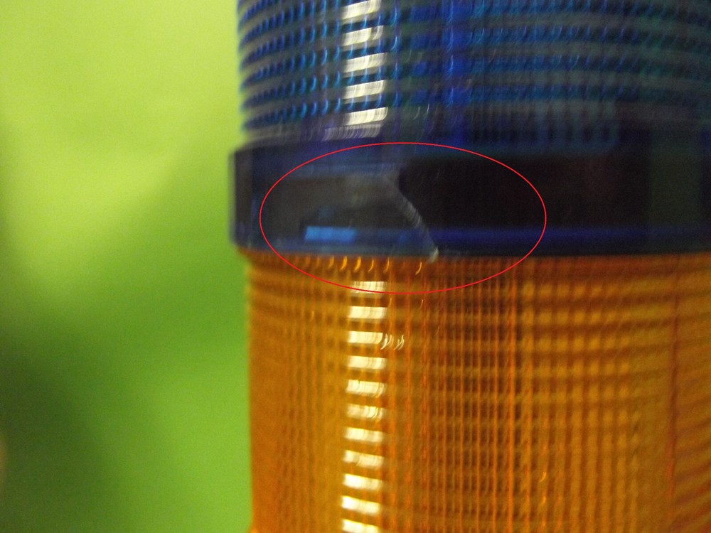 Siemens 8WD4408-0AD stack light + Cable + Connector