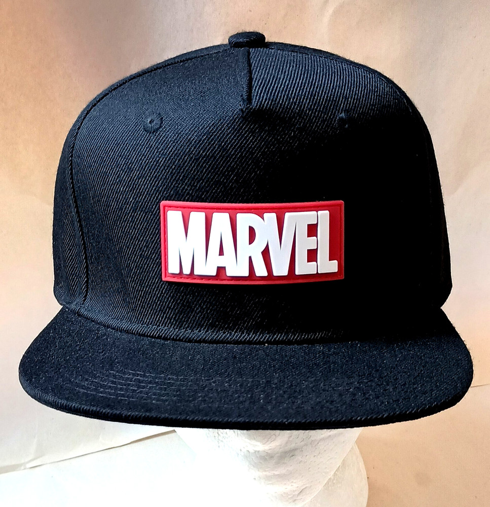 Marvel Comics Red Rubber Logo Baseball Cap Hat New NOS OSFM 2022
