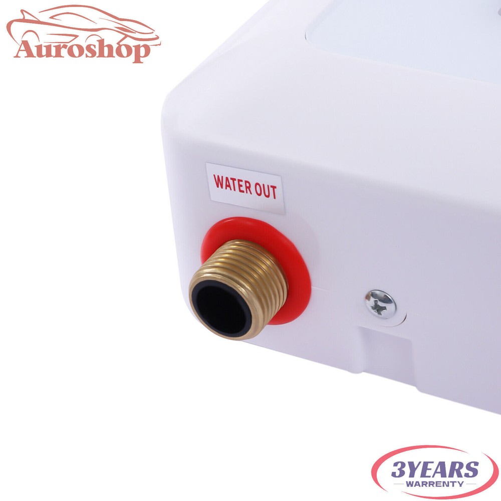Tankless Hot Water Instant Heater Electric Shower Kitchen Boiler Bath 5500W 110V
