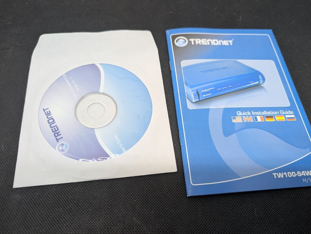 TRENDnet TW100-S4W1CA/AS BroadBand Router