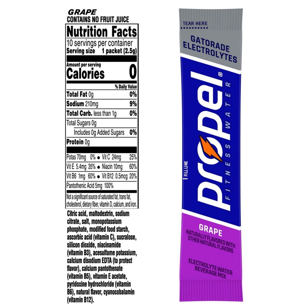 Propel Powder Variety Pack, 40 pk.