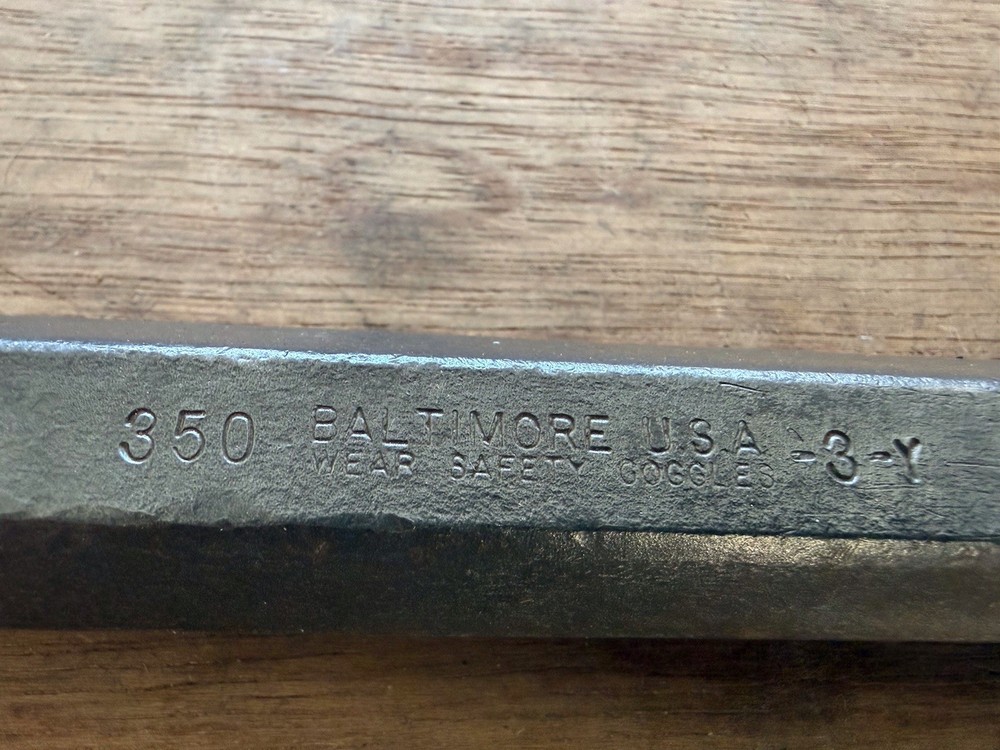 Vintage Chisel Marked BALTIMORE USA #350 3-Y