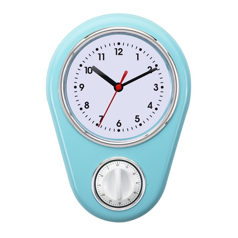 9 Inch Kitchen Timer Wall Clock Innovative Multifunction Quartz Clock New