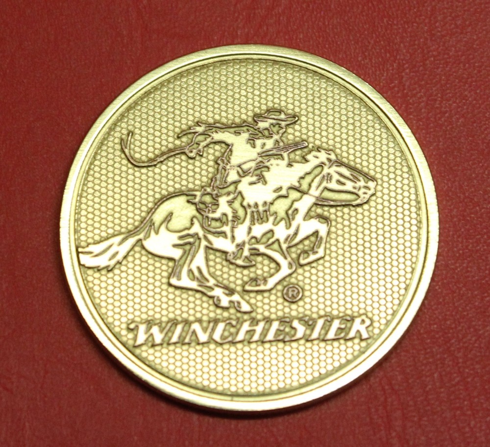 Winchester Display Case Bronze Medallion