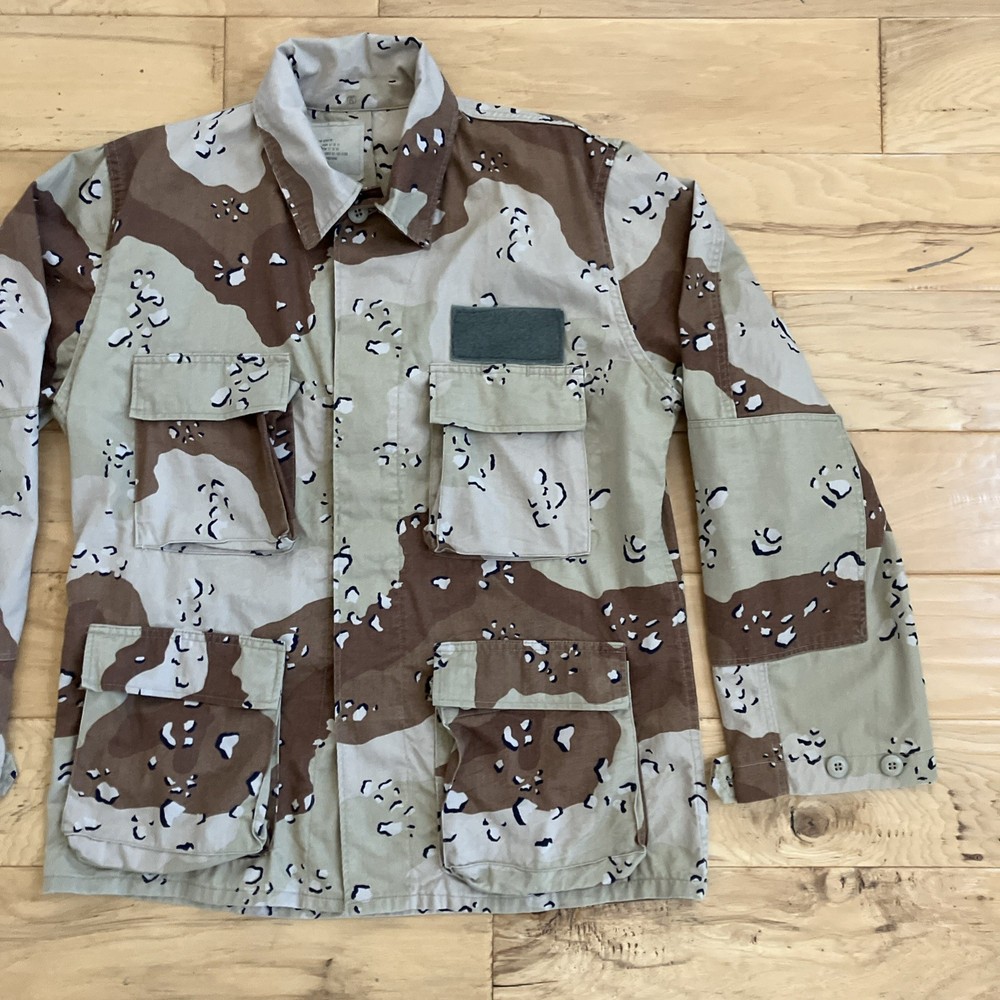 USGI 6 Color Desert / Chocolate Chip Uniform Jacket BDU - MEDIUM REGULAR