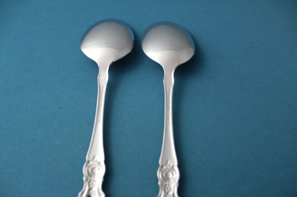 Oneida PLANTATION Serving (2pc Set) Tablespoons Community 8 3/8"