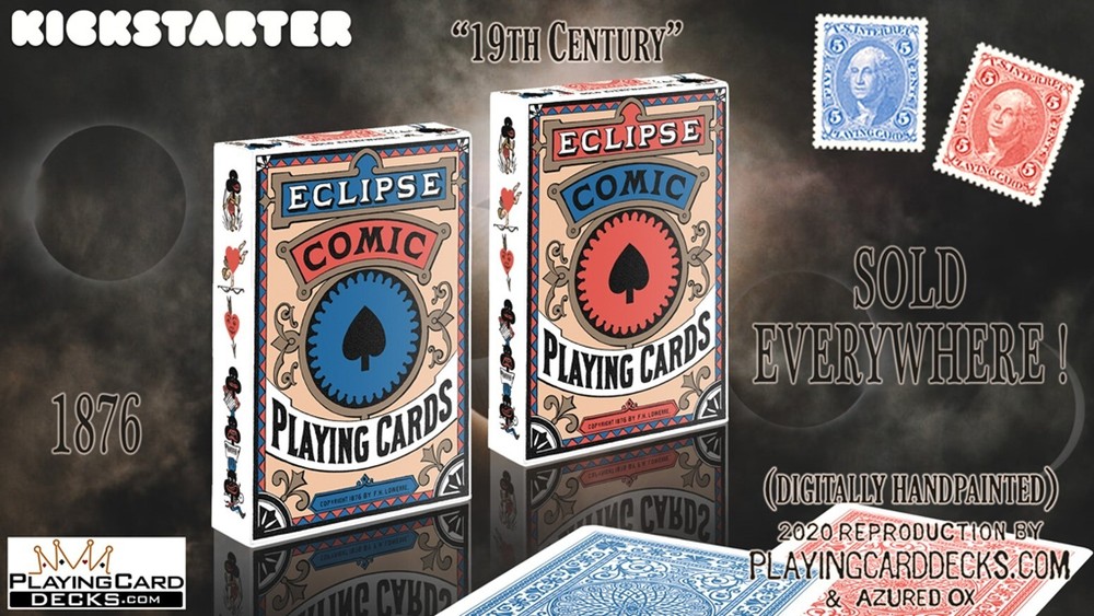Eclipse Comic (Red) - Playing Cards -
