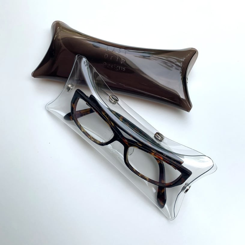 Clear Cube Glasses Case (11 Colors) Waterproof PVC