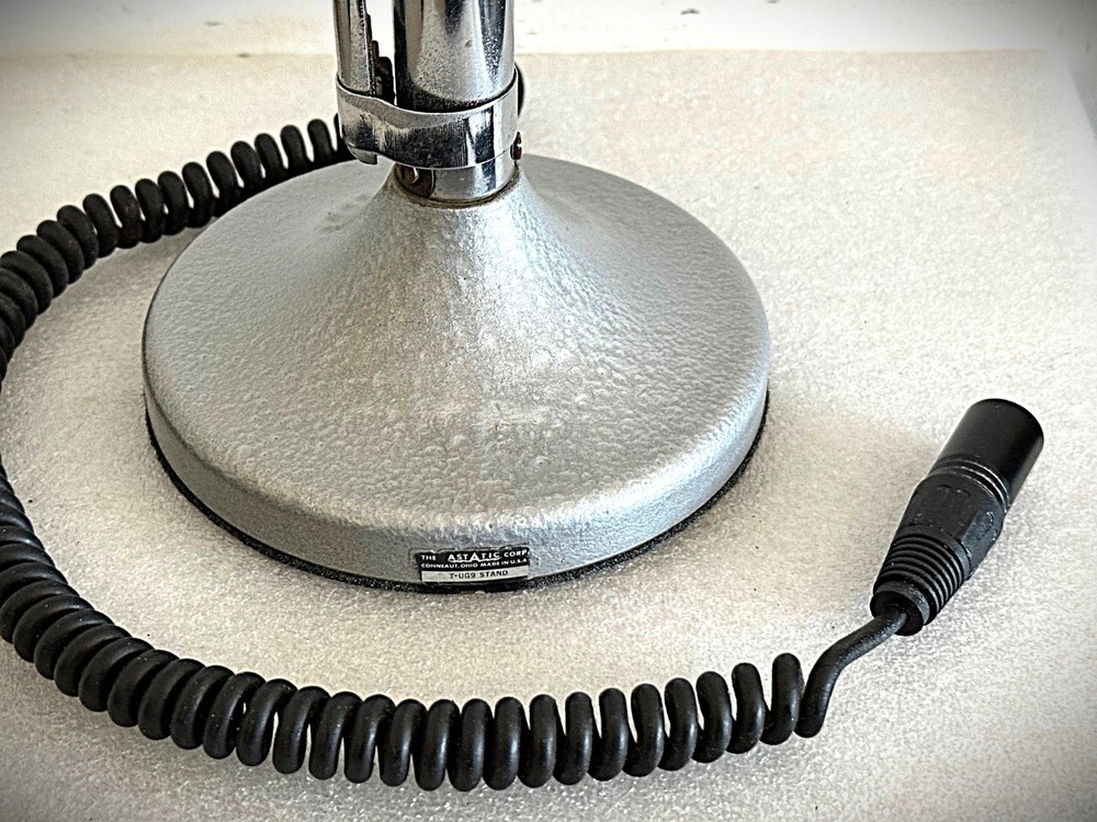 Vintage 1950's Astatic D-104 Dynamic Microphone-modified, working great (d4)