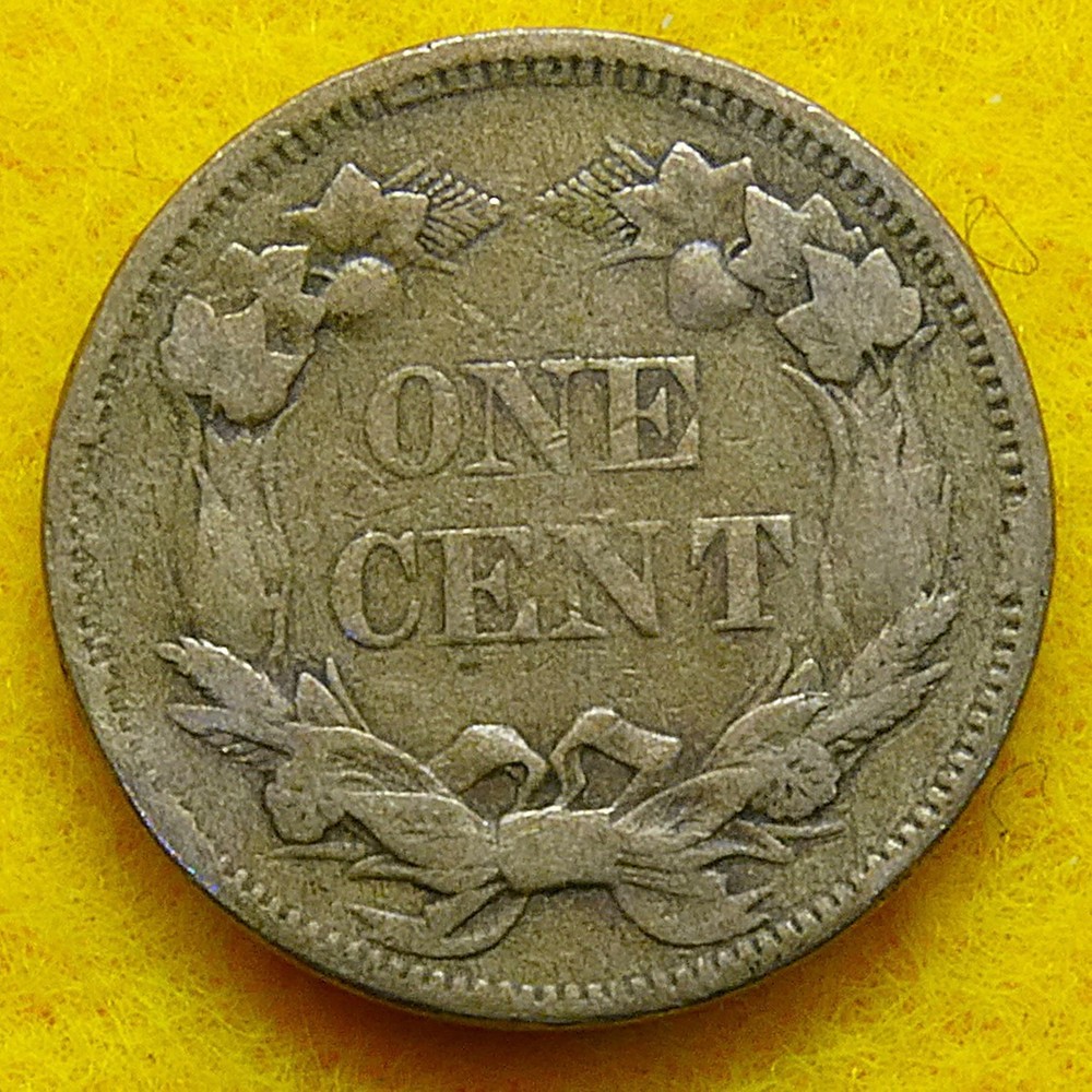 1858 Small Letters Flying Eagle Cent with sharp feathers!