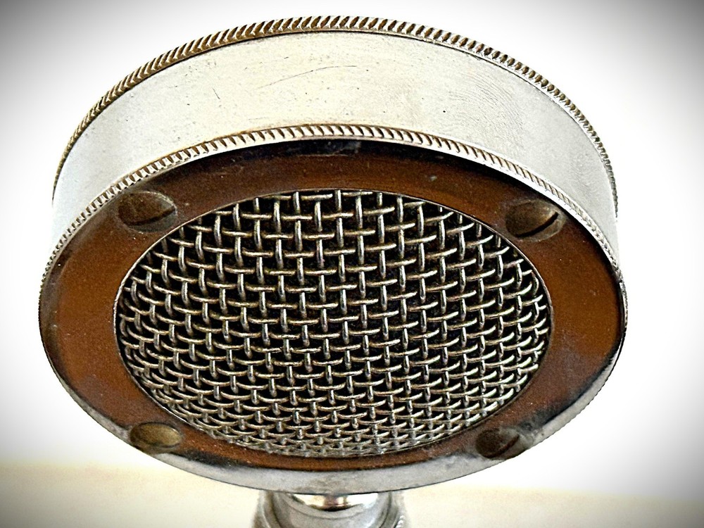 Vintage 1950's Astatic D-104 Dynamic Microphone-modified, working great (d4)