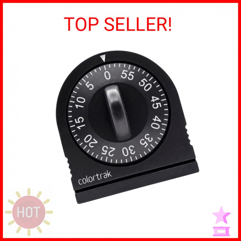 60 Minute Wind Up Timer, Visual Mechanical Timer, from 0 to 60 Minutes, for Kitc