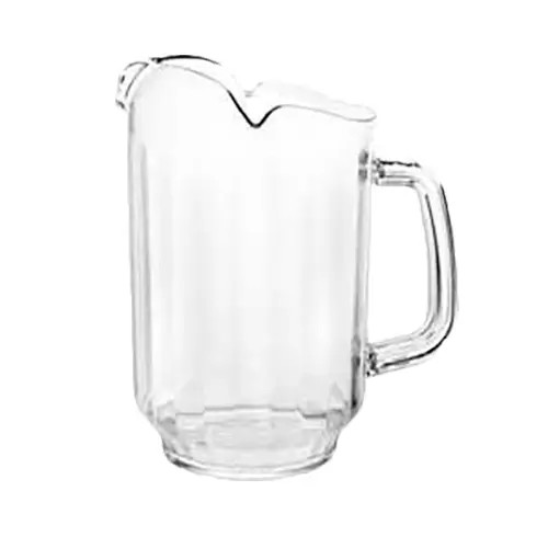 Thunder Group PLWP064CL 64 oz Clear Polycarbonate 3 Spout Water Pitcher