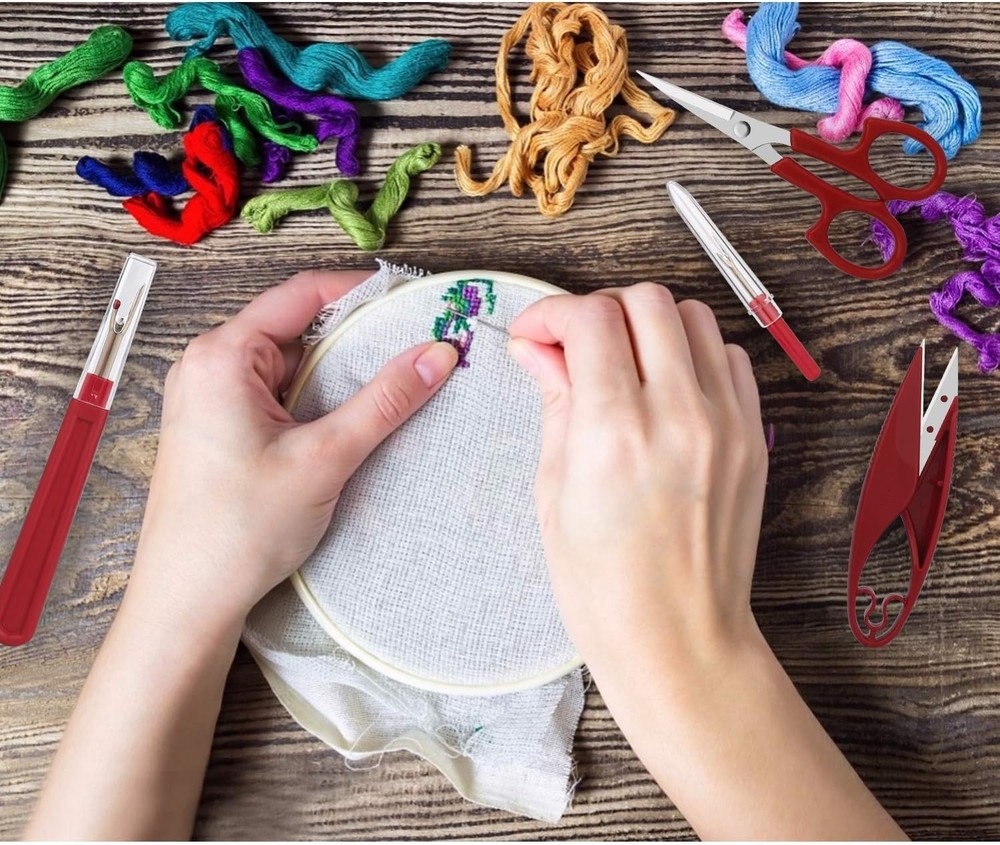 7PCS Seam Ripper Thread Remover Kit Sewing Scissors Thread Snips Set