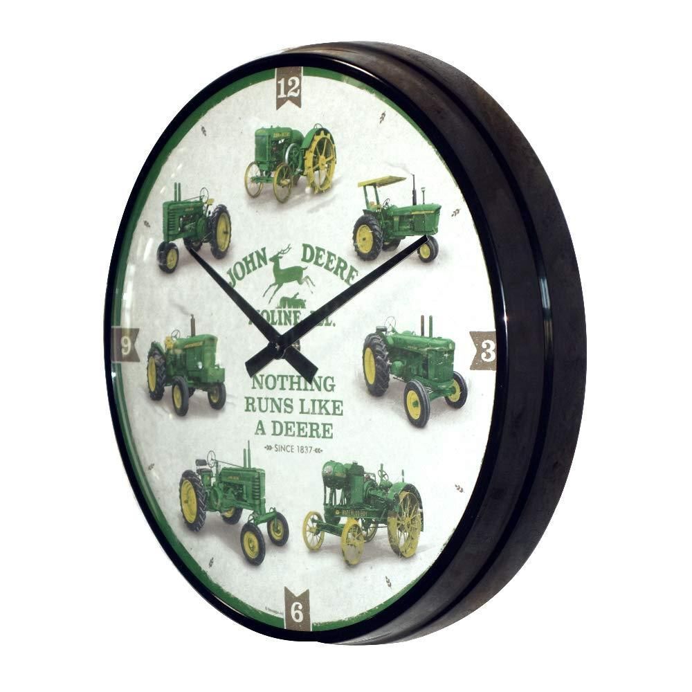Nostalgic-Art - Retro Wall Kitchen Clock Ø 12" Analog Battery - John Deere #2