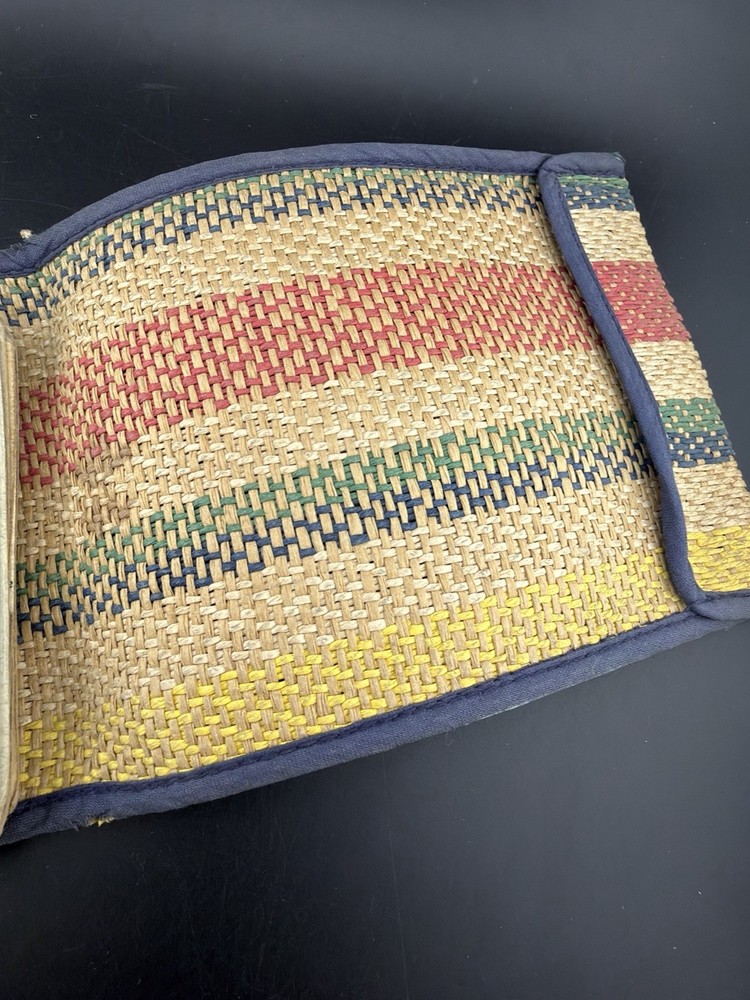 War Ration Books And Hand Woven Holder Case