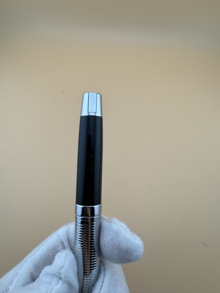 Balenciaga Pen Ballpoint Silver Tone Pen Refill Roller