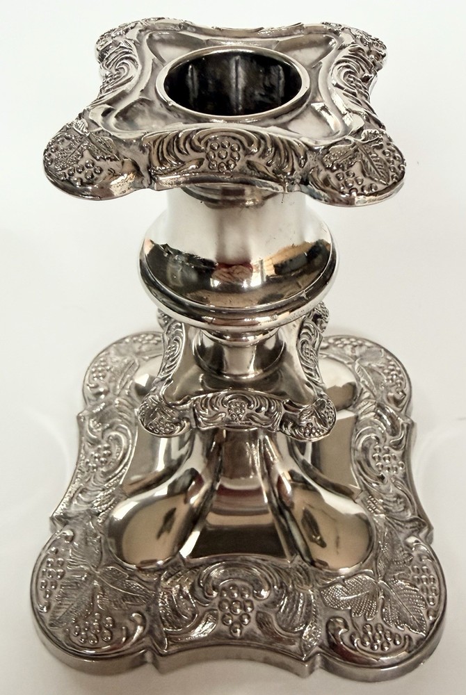 Vintage Silver Plated 5” Candlestick
