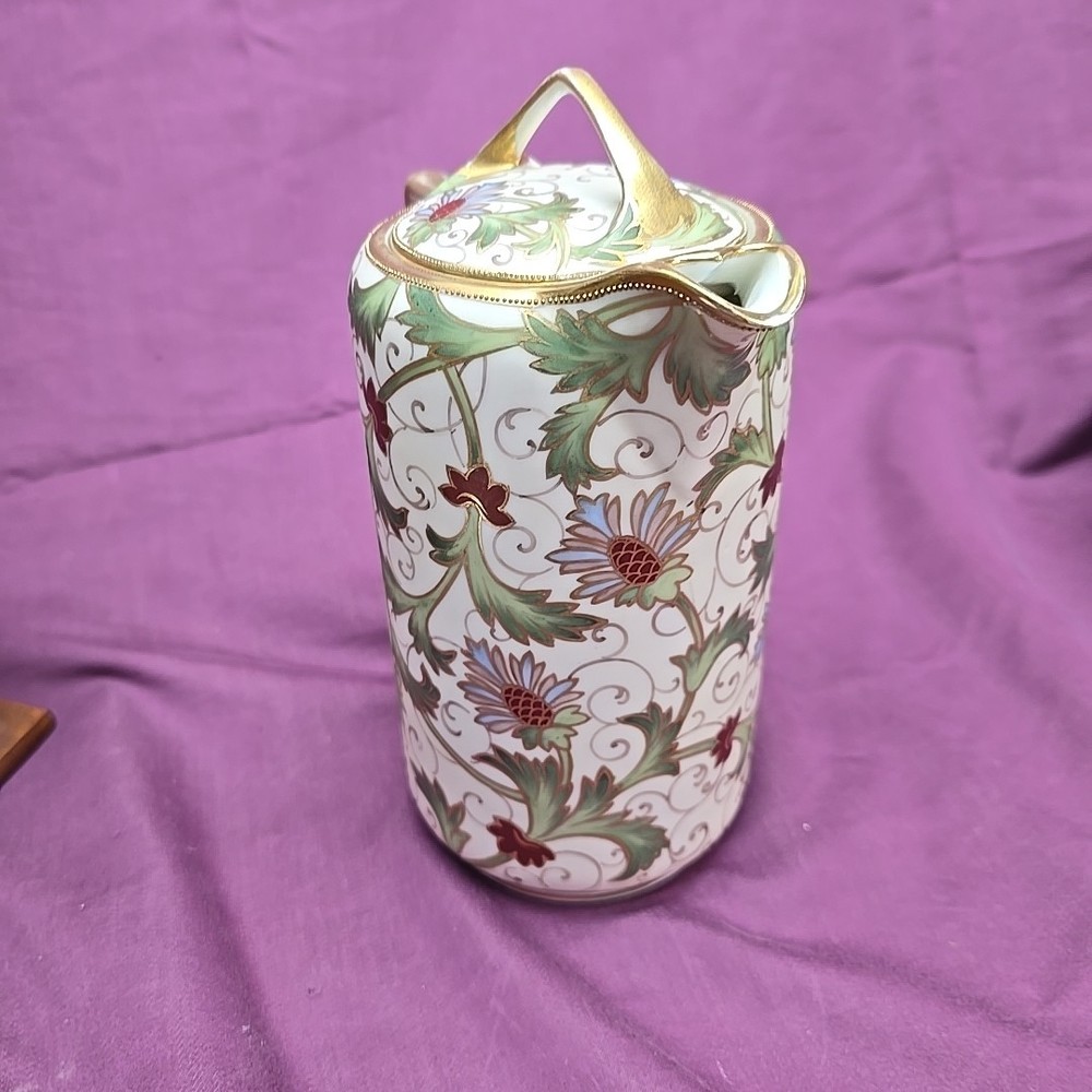 Nippon 7" Hand Painted Teapot