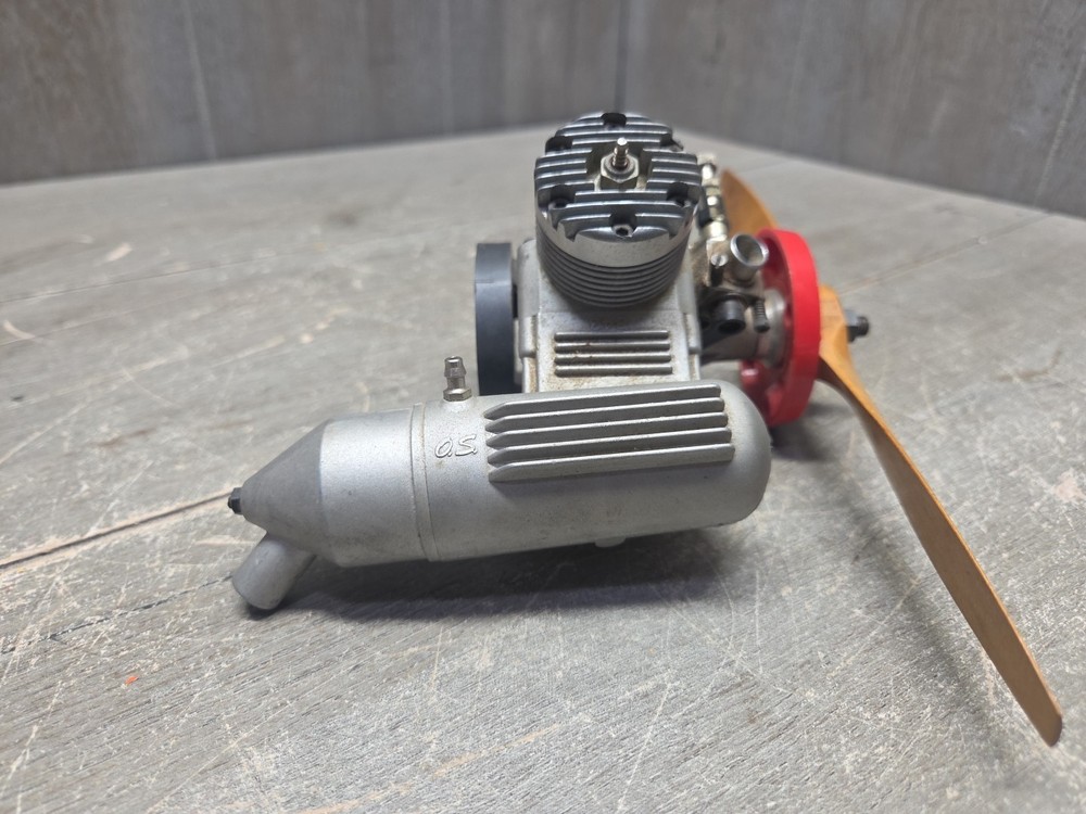 Vintage OS Max FP 40 RC Engine & Muffler UNTESTED