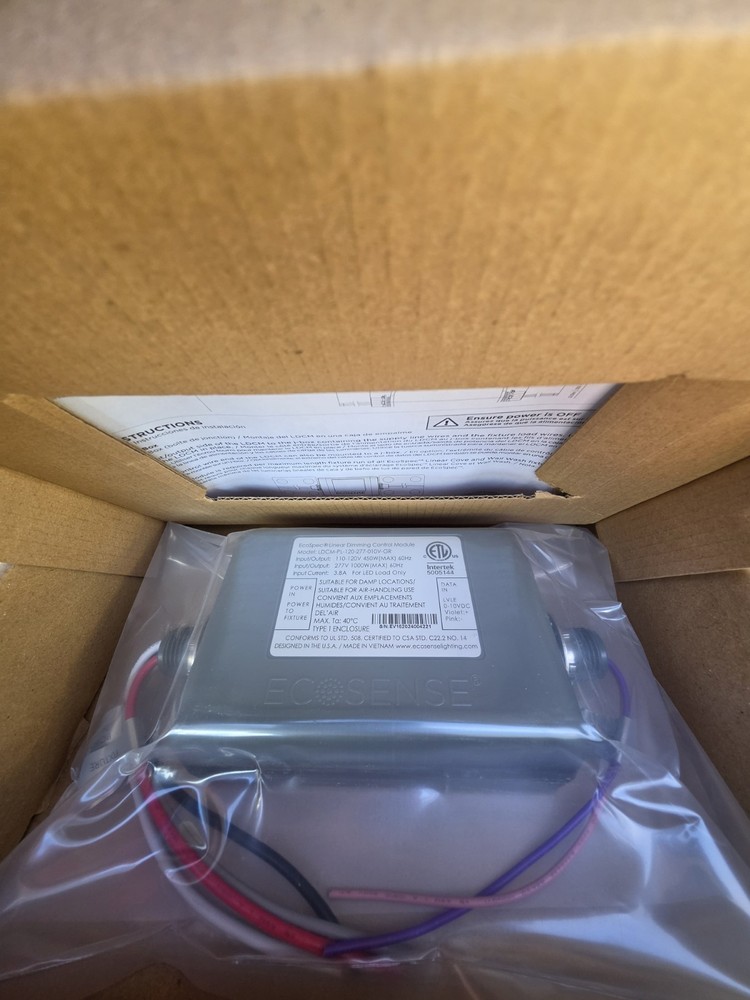 Ecosense LDCM-PL-120-277-010V-GR EcoSpec Linear Dimming Control Module
