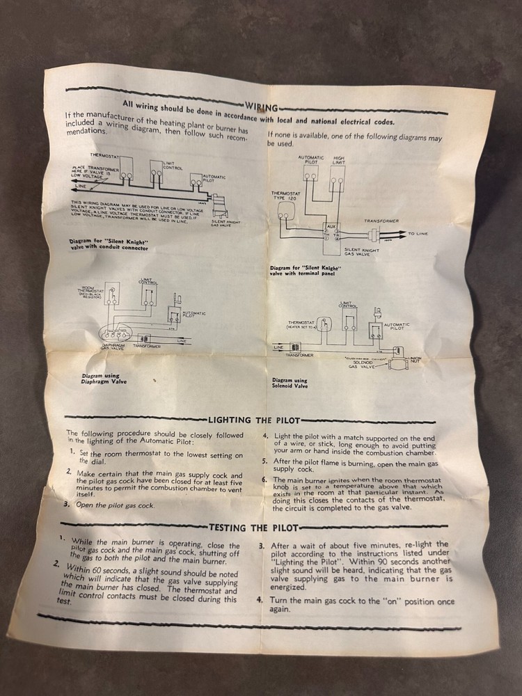 White Rodgers 3046-5 Automatic Pilot 42" Capillary, L39-553