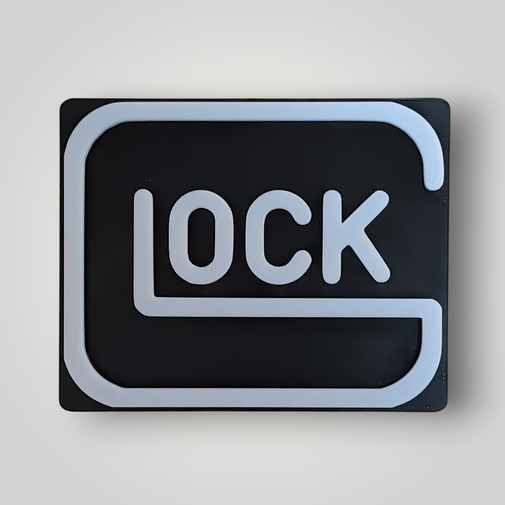 Glock Logo Fridge Magnet 4" / 3D printed