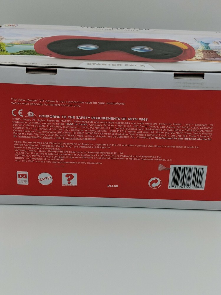 (NEW SEALED) VIEW MASTER VIRTUAL REALITY VR 360 VIEWER HEADSET STARTER PACK