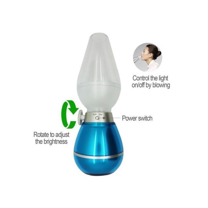 Led Retro Night Light Lamp With Blowing Control Sensor