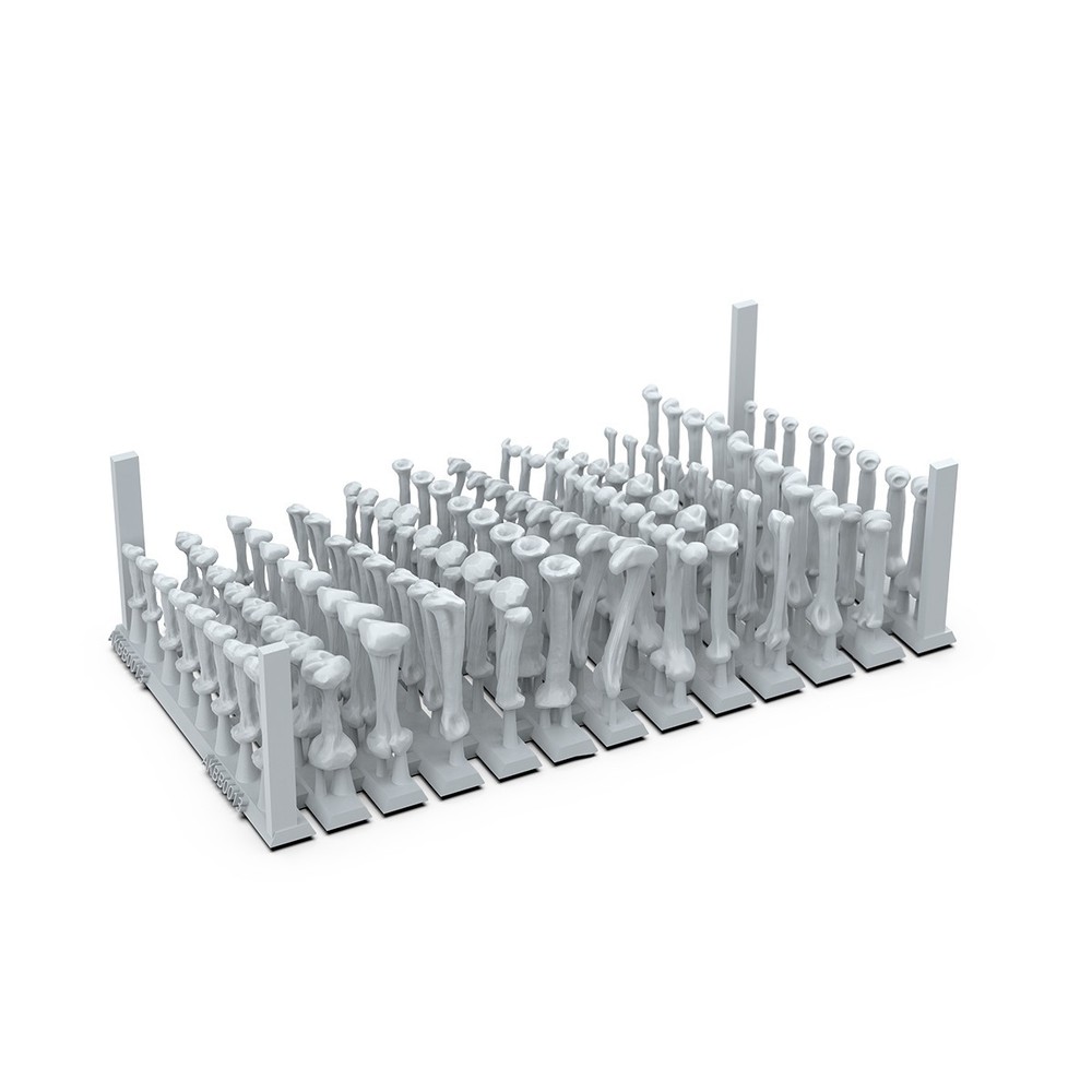 AK Interactive Basing Bits 28mm/32mm Wargame Scenery Human Bones (104pcs)