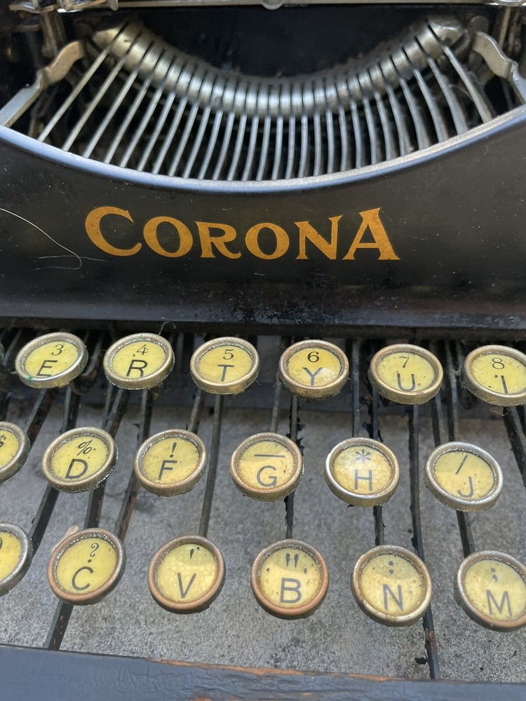 Corona No 3 Special Folding Model Typewriter Ca. 1911