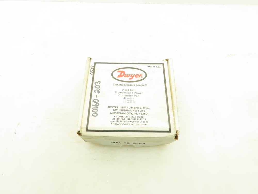 Dwyer VASP-1 Visi-Float Flowswitch/Power Converter Pak Multi Voltage