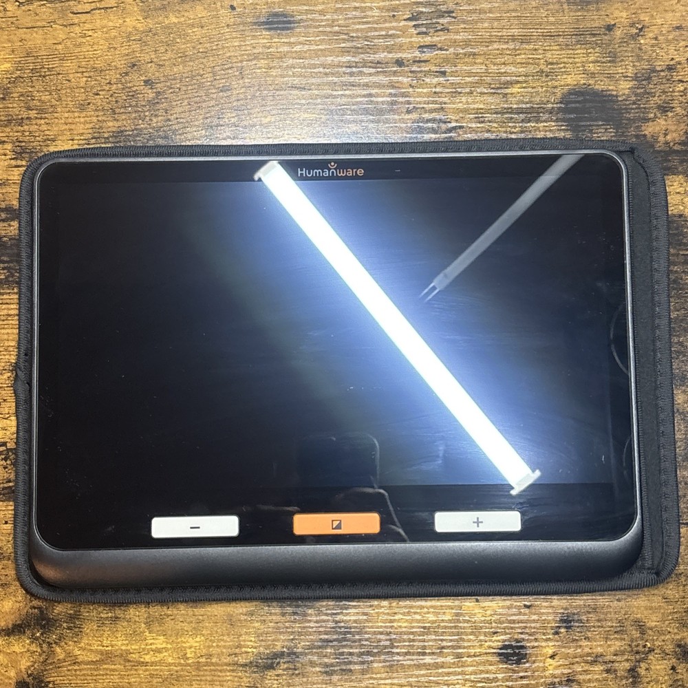 Humanware Explore12 VideoMagnifier Visually ImpairedDevice Used/TestedNO CHARGER