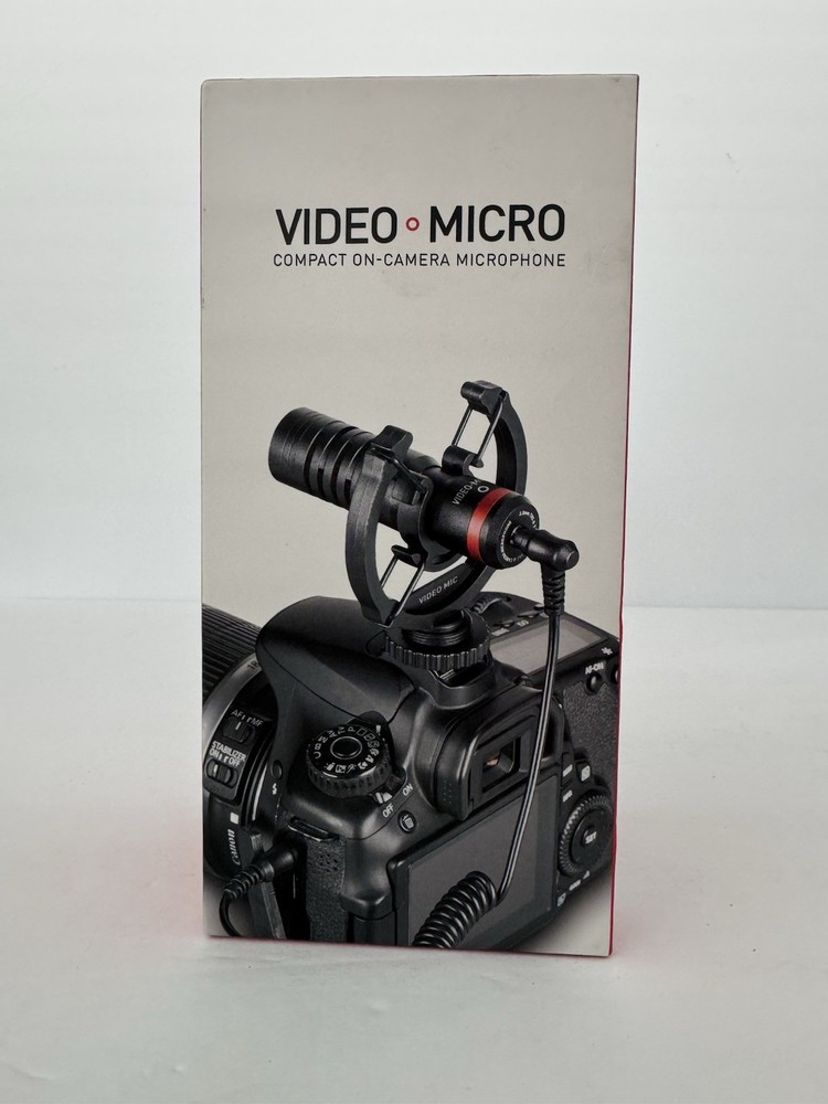 Video•Microphone Compact On Camera Microphone Phone Camera “FREE SHIPPING”