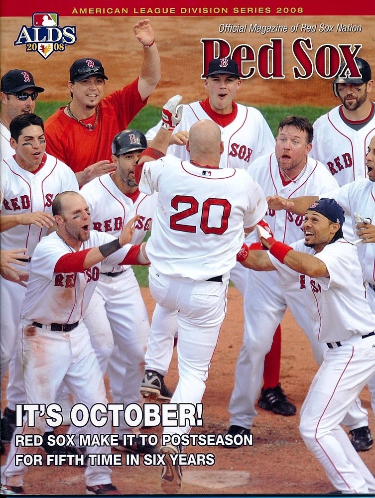 2008 ALDS Program - Anaheim at Boston Red Sox
