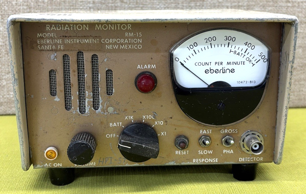 Eberline RM-15 Benchtop Meter