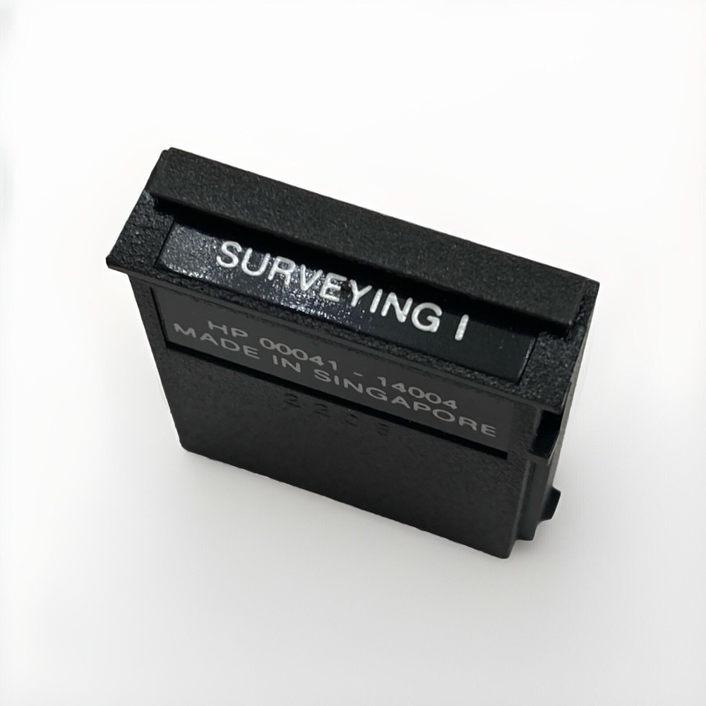 Surveying PAC For Hewlett Packard HP 41CV calculator