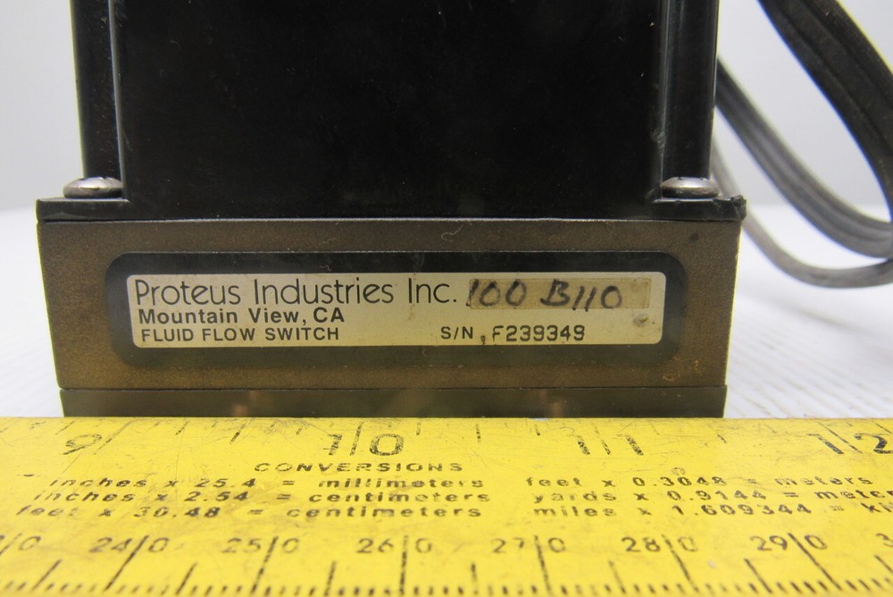 Proteus Industries 100 B110 Fluid Flow Switch Control
