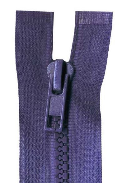 20cm Ink Blue Open End Chunky Zip