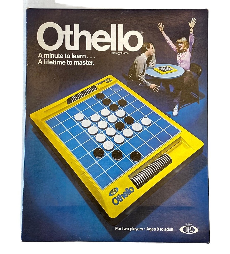 Othello Board Game Vintage 1983 Strategy Game Ideal Complete