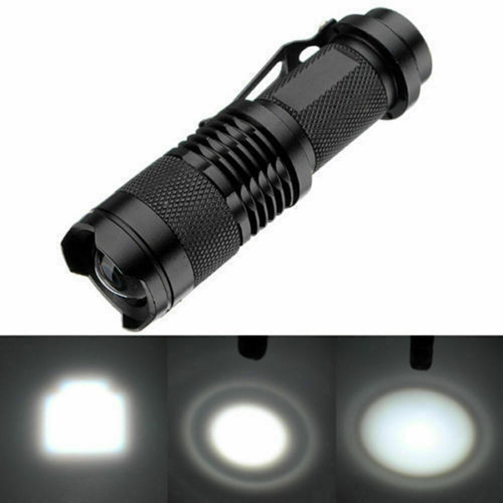 1x Flashlight LED Tactical Military Grade Torch Small Flashlight Bright Light