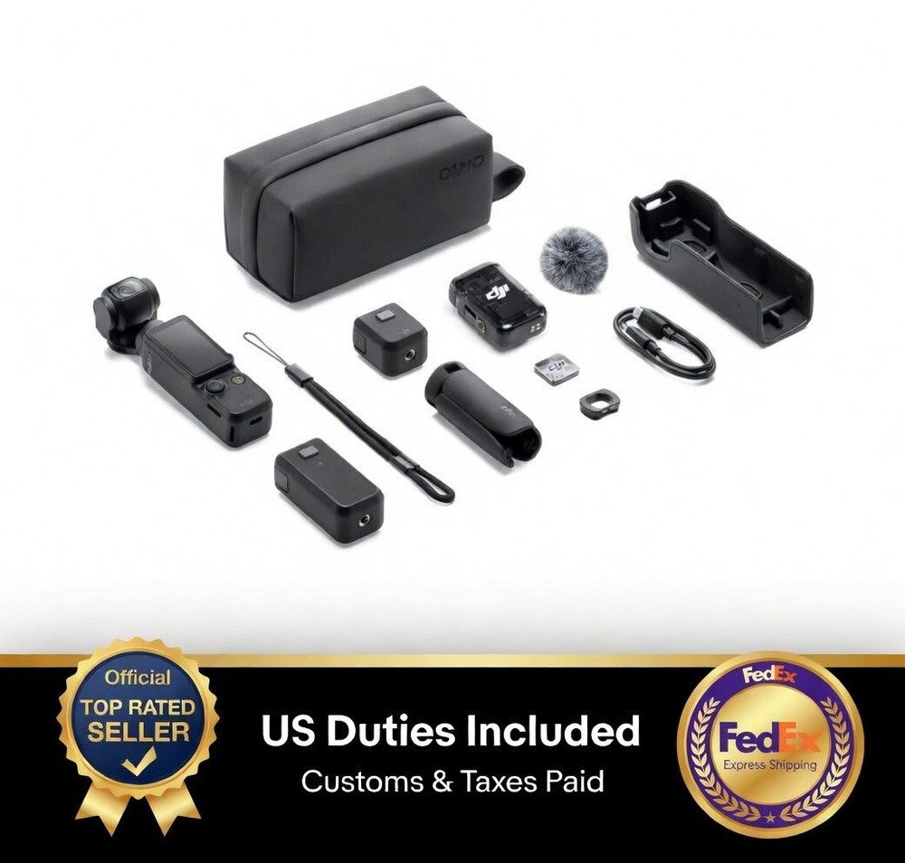 DJI Osmo Pocket 3 Creator Combo Handheld Gimbal Camera (100% Authentic)