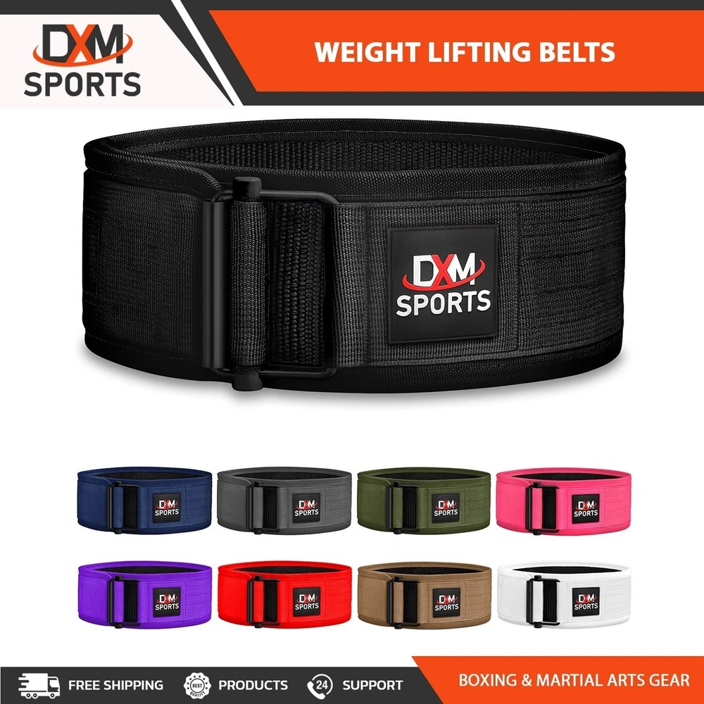 POWERLIFTING WEIGHT TRAINING BELT -BLACK XL