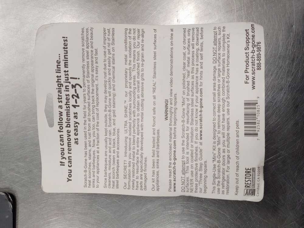 SCRATCH-B-GONE SMALL AREA MB