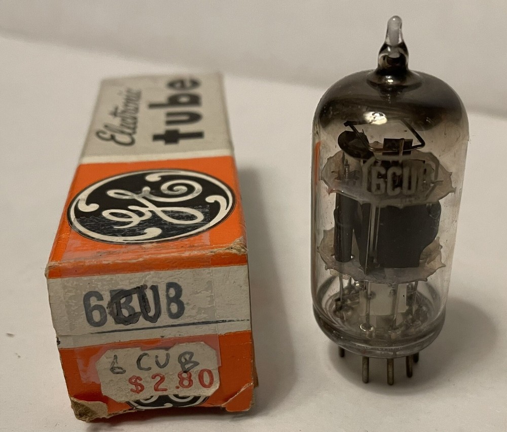 GE 6CU8 Electronic Tube