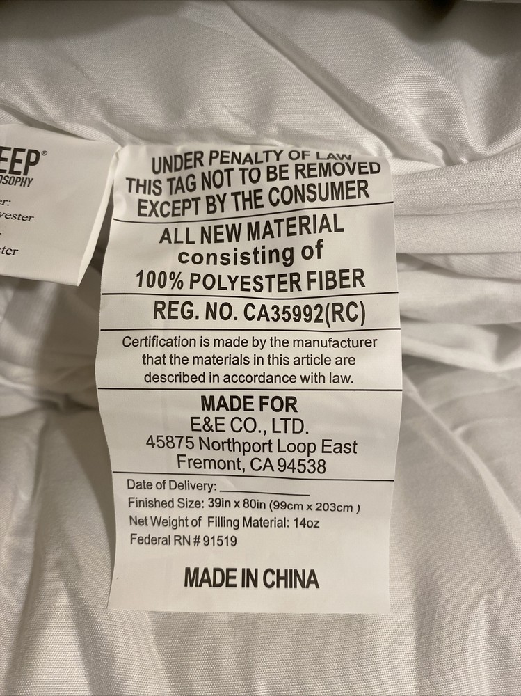100% Polyester Microfiber Waterproof Mattress Pad - BASI16-0176