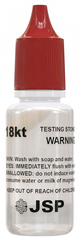 12 Bottles 18K & 14K Gold Jewelry Testing Detecting Solution Testing Acids JSP
