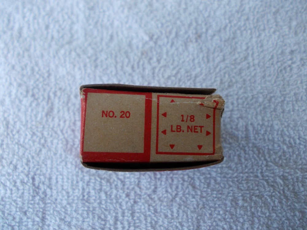 Red Devil Glaziers points#20 new in box 1/8 lb net
